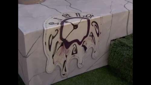 Big Brother USED Melting Dali Clock Decor LARGE ART PROP frm 2012 S14E27 TV SHOW | eBay US (Buy It Now)