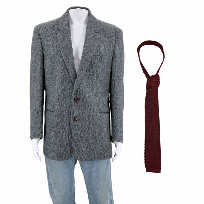 Project Hail Mary Grace Screen Worn Blazer, Jeans & Tie Ch 2, 4 Sc 2-4a, 13 | VIP Fan Auctions