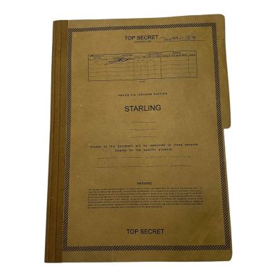 Tom Clancy’s Jack Ryan Ghost War James Greer Screen Used Starling Folder | VIP Fan Auctions