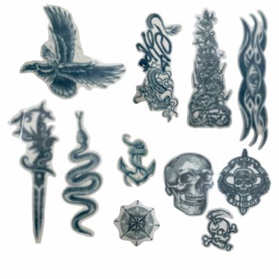 Lot 10: Tony Sal Production Used (11) Tattoos | VIP Fan Auctions