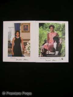 Lot of Michelle Obama Signed Photos | Premiere Props