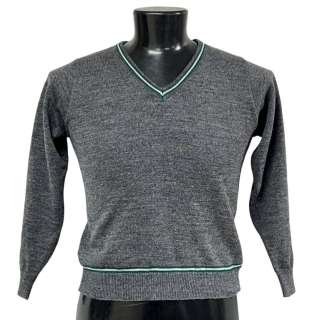 Harry Potter and the Sorcerer’s Stone (2001) - Hogwarts Slytherin House V Neck Sweater | Hanlin Auction Service