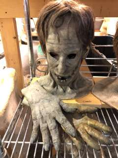 Lot 208 - "Percy Jackson: Sea Of Monsters" - Zombie Mask & pair of hands - 3 Piece set- "Chad"