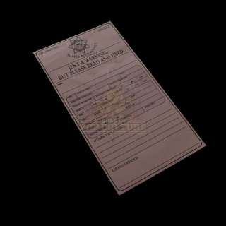Lot 249 - Needful Things – Castle Rock County Sheriff’s Citation – 16-47