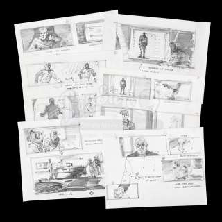 2010: THE YEAR WE MAKE CONTACT (1984) - Lot 12 - Hand-Drawn Storyboards - Floyd Meets Bowman