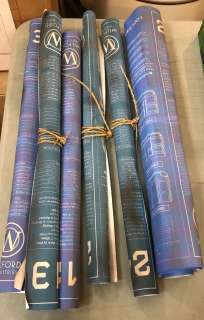 "Snowpiercer" - Group of assorted blue prints for the Snowpiercer train | Direct Liquidation