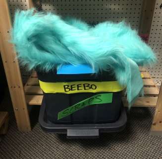 SuperHero Show - Real blue teddy bear Scraps | Direct Liquidation