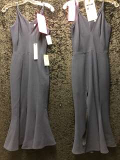 "Superhero Show" S3 Arrow crossover episode - group of 2 Hero navy dresses (1 screen worn & 1 brand | Direct Liquidation