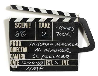 Lot 20 - A clapper from the Three Stooges film Kook‘s Tour
