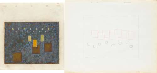 An Oskar Fischinger preliminary concept drawing from Fantasia | Bonhams