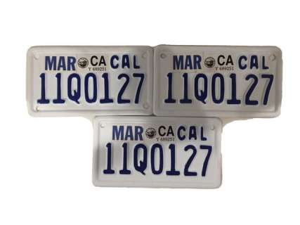 Father Stu (Mark Wahlberg) License Plates Movie Props | Premiere Props