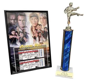 Cobra Kai (2018-2023) - All Valley Karate Trophy And 4 Tournament Tickets | Hanlin Auction Service
