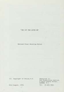 Various Film Scripts - 1968/1983-Chris Kenny | Christie’s