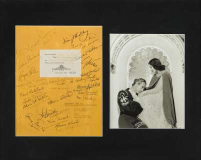 A Romeo and Juliet cast-signed script cover | Bonhams
