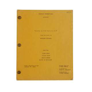 A GONE WITH THE WIND FINAL SHOOTING SCRIPT | Bonhams