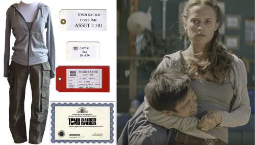 Alicia Vikander Screen-Worn Costume as Lara Croft in ’’Tomb Raider’’ -- With COA From MGM | Nate Sanders