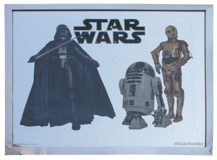 Large ’’Star Wars’’ Mirrored Artwork From 1977 -- The Only One Produced as a Prototype | Nate Sanders