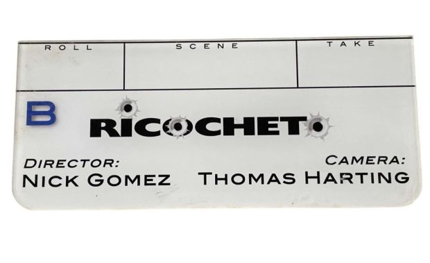 Lot 416 - Ricochet (1991) - Clapperboard Cover