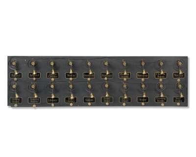 Lot 2 - The Downton Abbey Bell Wall First seen in Season 1, in the Servant‘s Hall, made by the Art Department‘s model makers