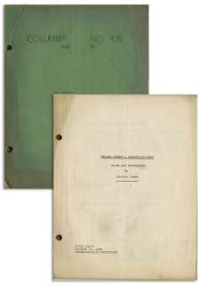 Moe Howard’s Personally Owned Three Stooges’ Columbia Pictures Script for Their 1938 Film, ’’Flat Foot Stooges’’ | Nate Sanders