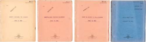 A Marilyn Monroe-Related Group of Scripts, 1950s-1960s. (Total: 4 Items) | Heritage