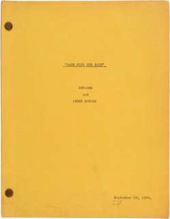 A ’Retakes and Added Scenes’ Script from "Gone With The Wind." | Heritage