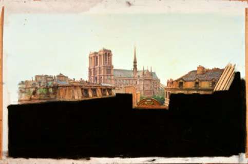 History of the World, Part I Matte Painting of Notre-Dame de Paris (TCF, 1981). | Heritage