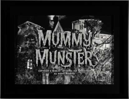 Original "Mummy Munster" Title Art from The Munsters (CBS-TV, 1964-66). | Heritage