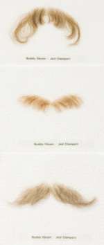 Buddy Ebsen "Jed Clampett" (3) Mustaches from The Beverly Hillbillies (CBS TV, 1962-1971).</...