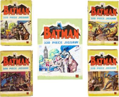 Batman Puzzle lot with Original Artwork (Tower Press, 1966) UK Exclusive Release. | Heritage