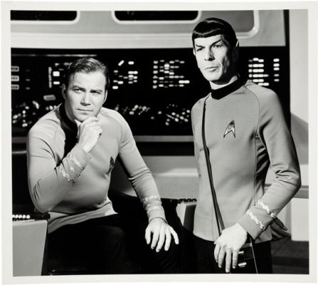 Star Trek: The Original Series (Paramount TV, 1966-1969), Leonard Nimoy and William Shatner Original 9" x 7" Production Reference Photographs (21), 1968-1969 Season. Collection of Greg Jein. | Heritage