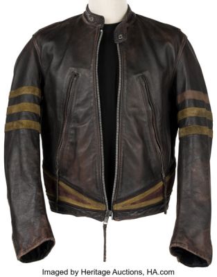 X2: X-Men United (TCF, 2003), Hugh Jackman "Wolverine" Signature Leather Motorcycle Jacket from Director Bryan Singer’s Personal Collection. | Heritage