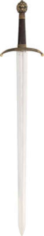 Jaime Lannister (Nikolaj Coster-Waldau) Hero Longsword from Game of Thrones (HBO® Original 2011-2019, Season 4).