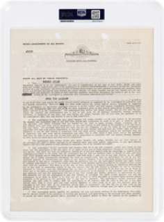 The Wizard of Oz (MGM, 1939), "Over the Rainbow" Pair of MGM Song Assignment Contracts Signed by Harold Arlen and E.Y. Harburg. (Total: 24 Items) | Heritage