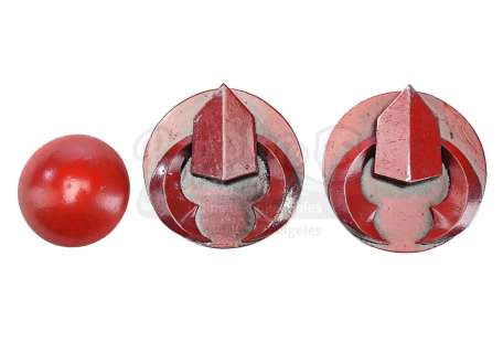 The Gifted | Two Matching Medallions from Polaris’ Father | Propstore