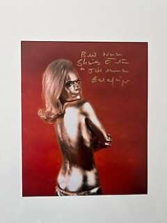 Shirley Eaton as "Jill Masterson" handsigned photo with b´bc holographic COA, James Bond 007: Goldfinger - James Bond 007: Goldfinger, Shirley Eaton as "Jill Masterson" handsigned photo with b´bc holographic COA