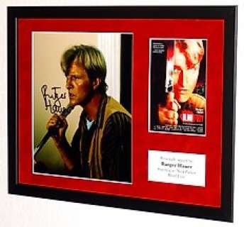 Blind Fury | Blind Fury - Rutger Hauer † (Nick Parker) Framed, signed + COA & GCC sticker | Catawiki