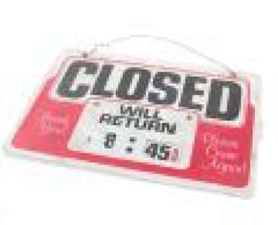 Bates Motel - Lot 516 - Bates Motel Open/Closed Sign