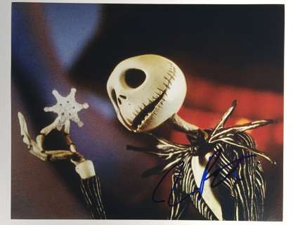 The Nightmare Before Christmas - Signed by Tim Burton - Autograph, Photo with LOA | Catawiki
