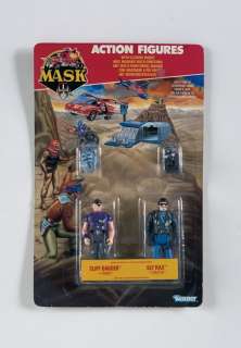 kenner - Action figure MASK Cliff dagger with Torch and Sly Drax with stiletto by Kenner - U.S. | Catawiki