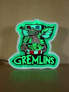 Lighted sign - GREMLINS - Plastic | Catawiki