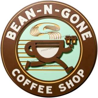 Lot 333 - Bean-N-Gone Store Sign