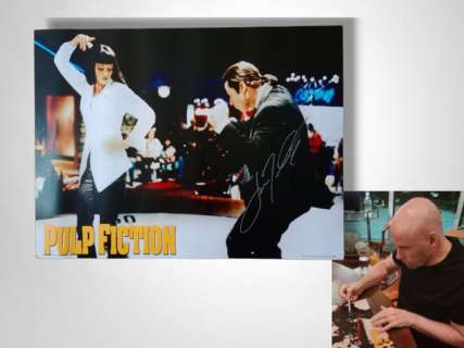 Signed by John Travolta (Vincent Vega) - with COA - Pulp Fiction | Catawiki