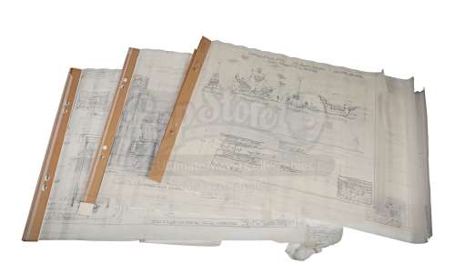 SHAKESPEARE IN LOVE - Original Set Design Pencil Drawings