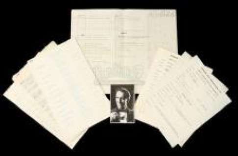 THE CURSE OF FRANKENSTEIN (1957) - Lot 161 - Shooting Schedule and Paperwork