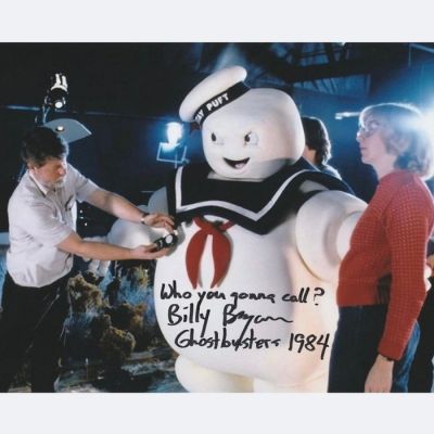 Ghostbusters - Signed by Billy Bryan (The Original Stay Puft Man) | Catawiki