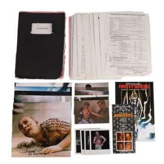 NIGHTBREED (1990) - Lot 1178 - Simon Bamford‘s Personal Shooting Script, Behind-the-scenes Photos and Ephemera