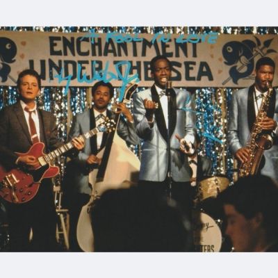 Back to the Future - Signed by Harry Waters Jr (Marvin Berry) - WITH RARE QUOTE! | Catawiki