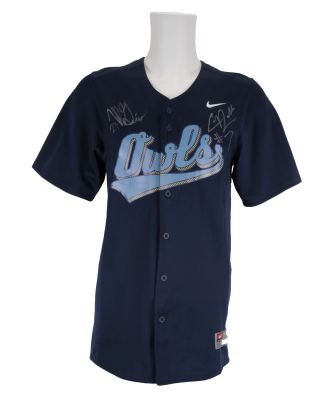“The Outfield” Autographed Baseball Jersey – Signed by Nash Grier & Cameron Dallas | Planet Hollywood Vault