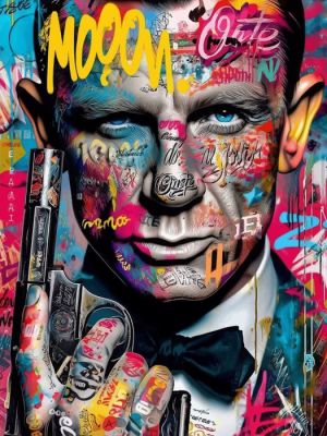 IPR Graph - James Bond – El Agente 007 del Graffiti Pop | Catawiki